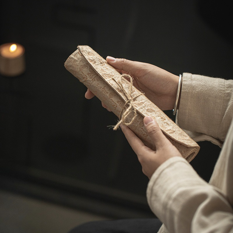 Linen Table Runner - Neuer Chinesischer Zen-Stil Brokat-Tischläufer aus Baumwolle