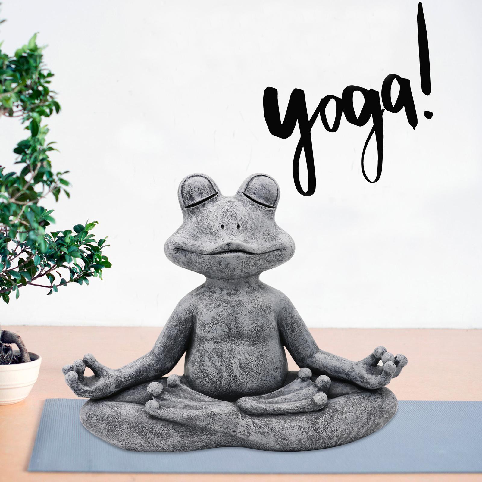Home Decor Za - 2023 Frosch Figur Harz Zen Yoga