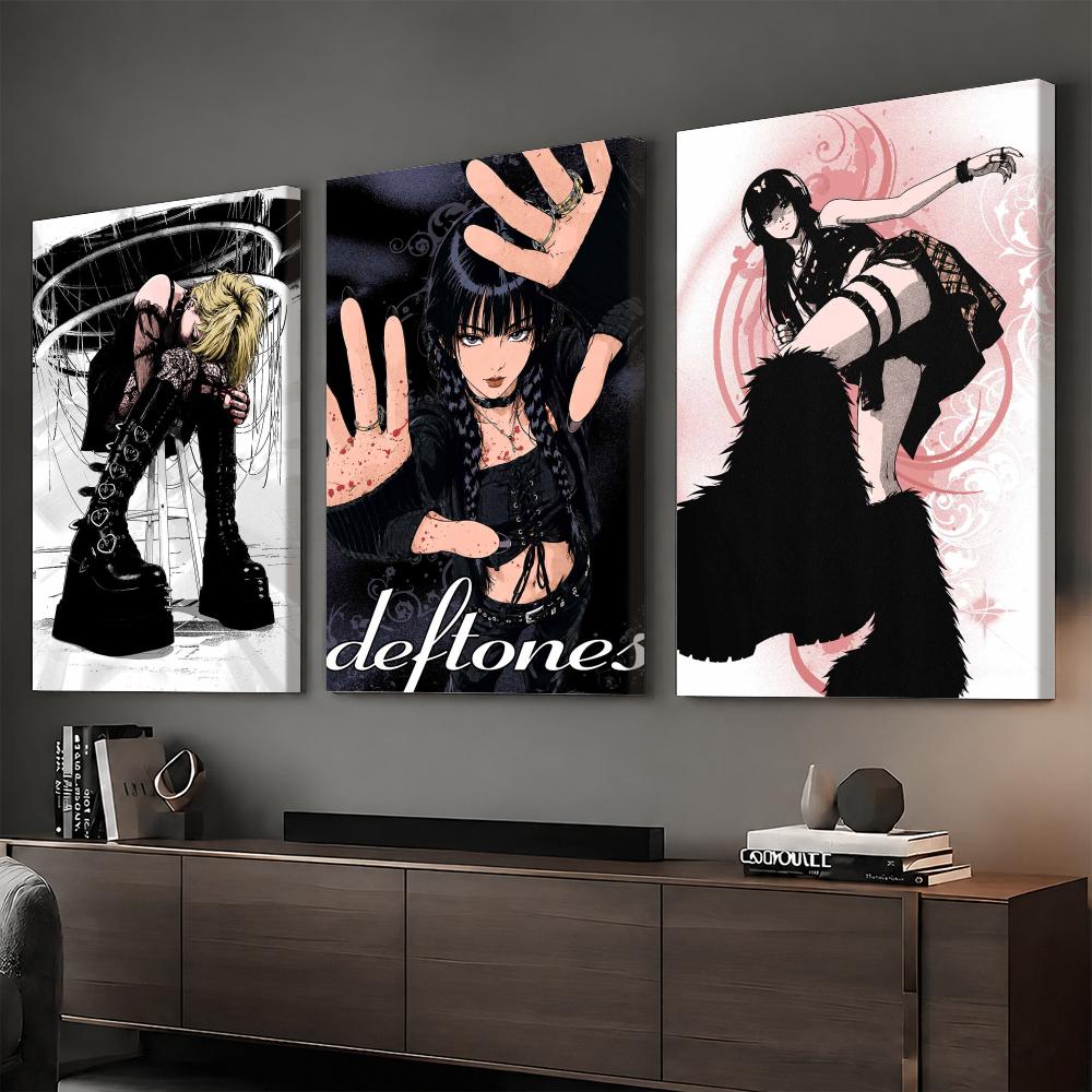 Home Decor Y2K - Y2K Gothic Anime Rock Girl Gerahmtes