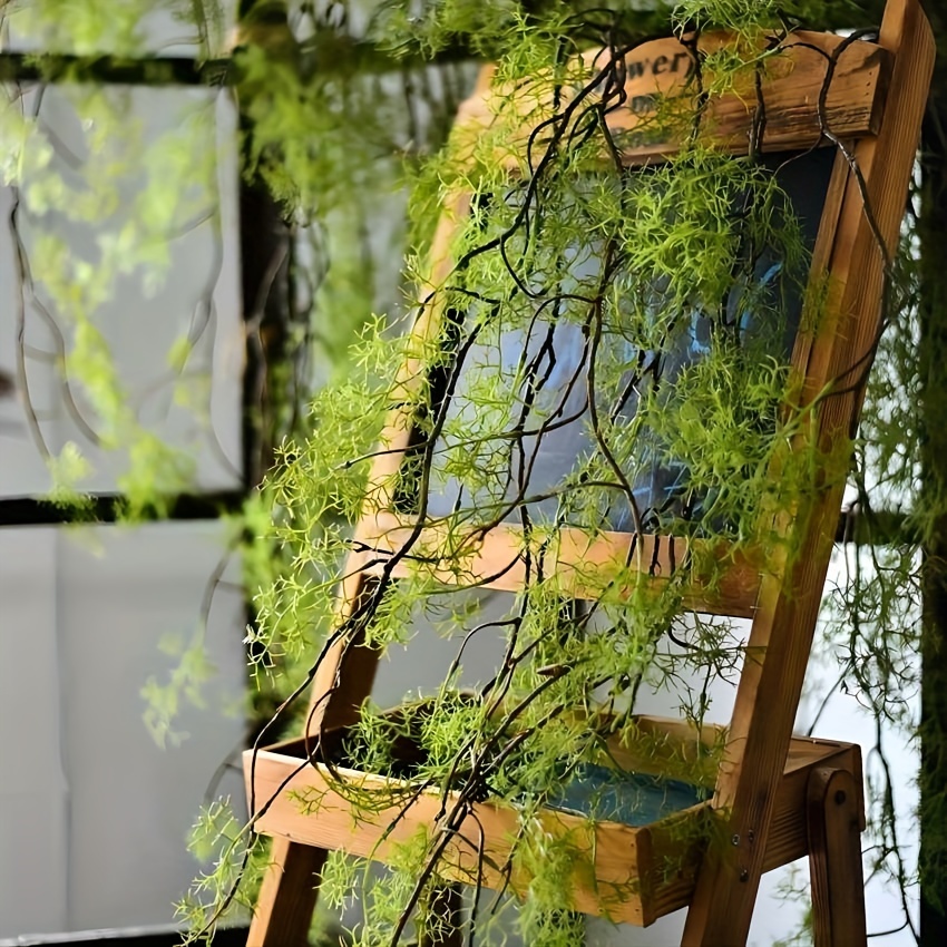 Rattan Plant Basket - 1 Stück, 140 cm künstliche Ranke,