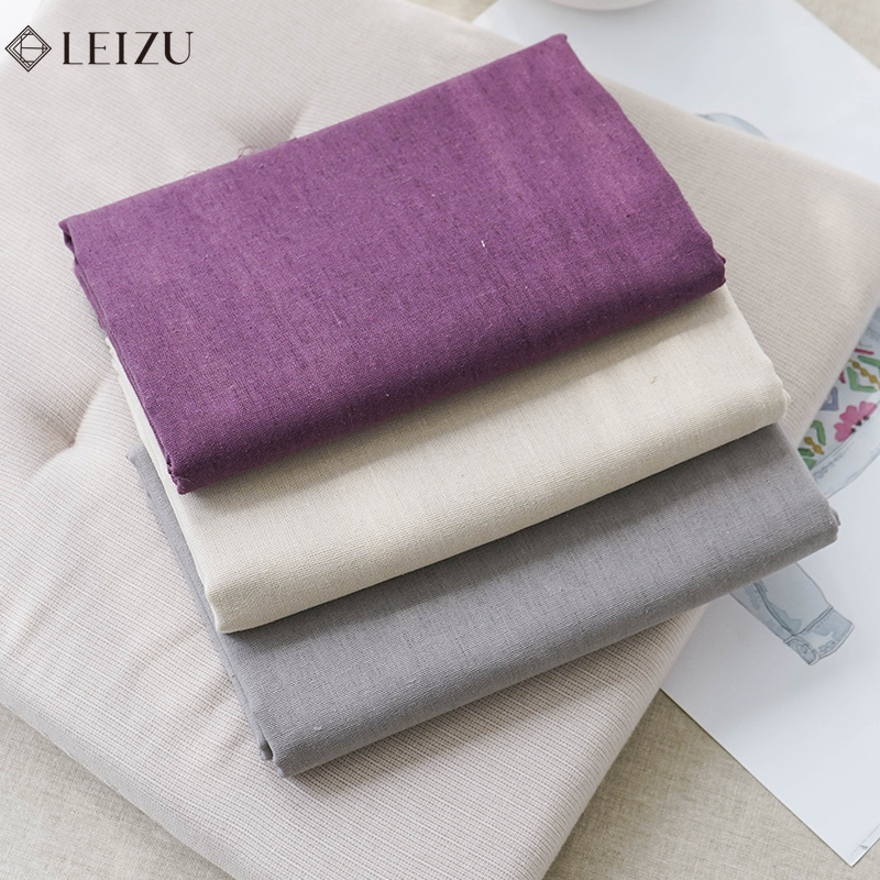 Linen Table Runner - 0,5/1/2 Yard Einfarbig Baumwolle Leinen Stoff