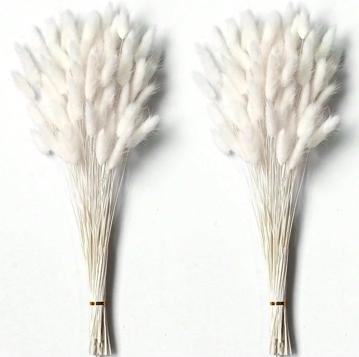 Pampas Grass Decor - 120 Stück getrocknete Pampasgras-Dekoration, trockene Blumen
