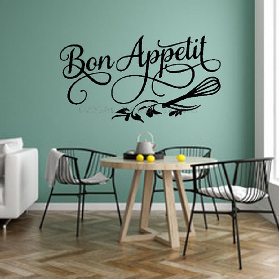 Home Decor Indonesia - Gute Appetit Wand Aufkleber Esszimmer Küche