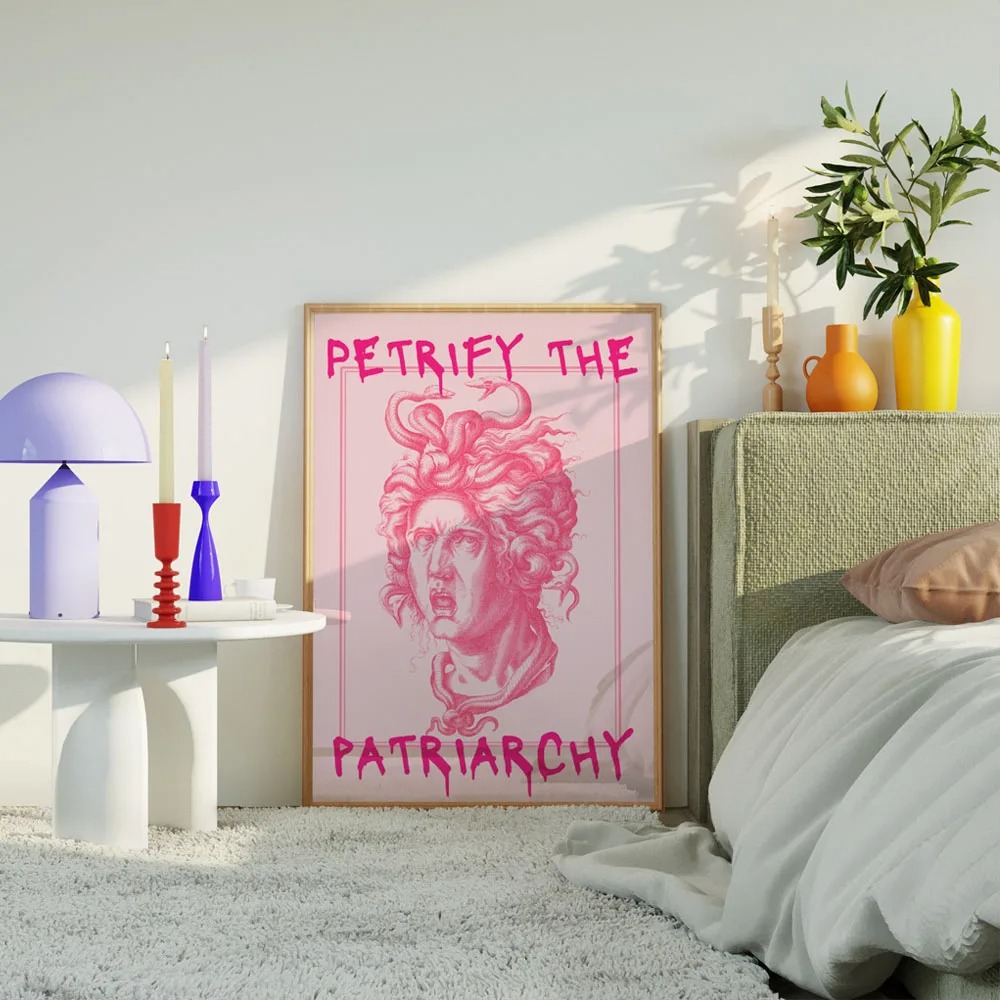 Abstrakte feministische Farbe  – Home Decor Y2K Bewertung und Preis