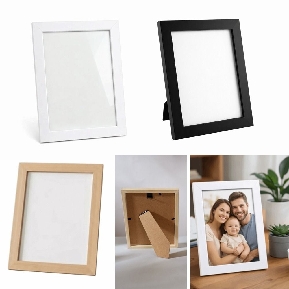 Neuer 5/7/8 Zoll Holz-Bilderra – Bamboo Photo Frame Bewertung und Preis