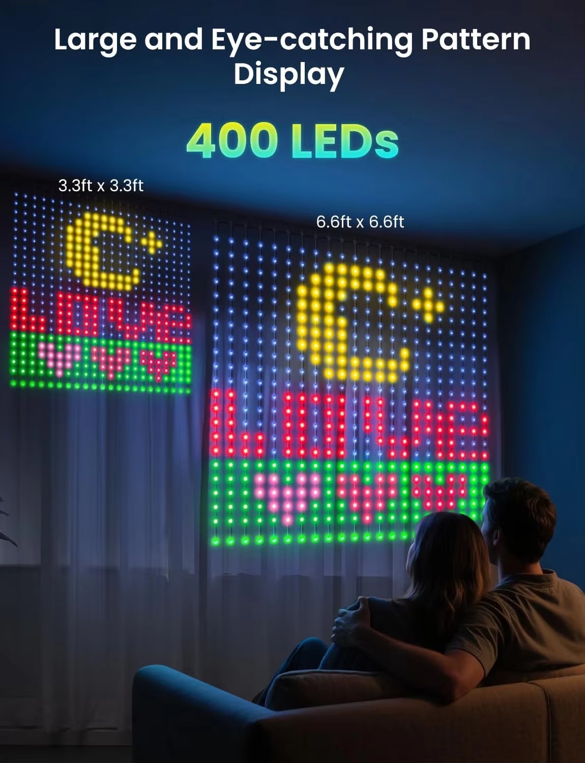USB-Lichtvorhang 400 LED Dynam – Home Decor Free App Bewertung und Preis