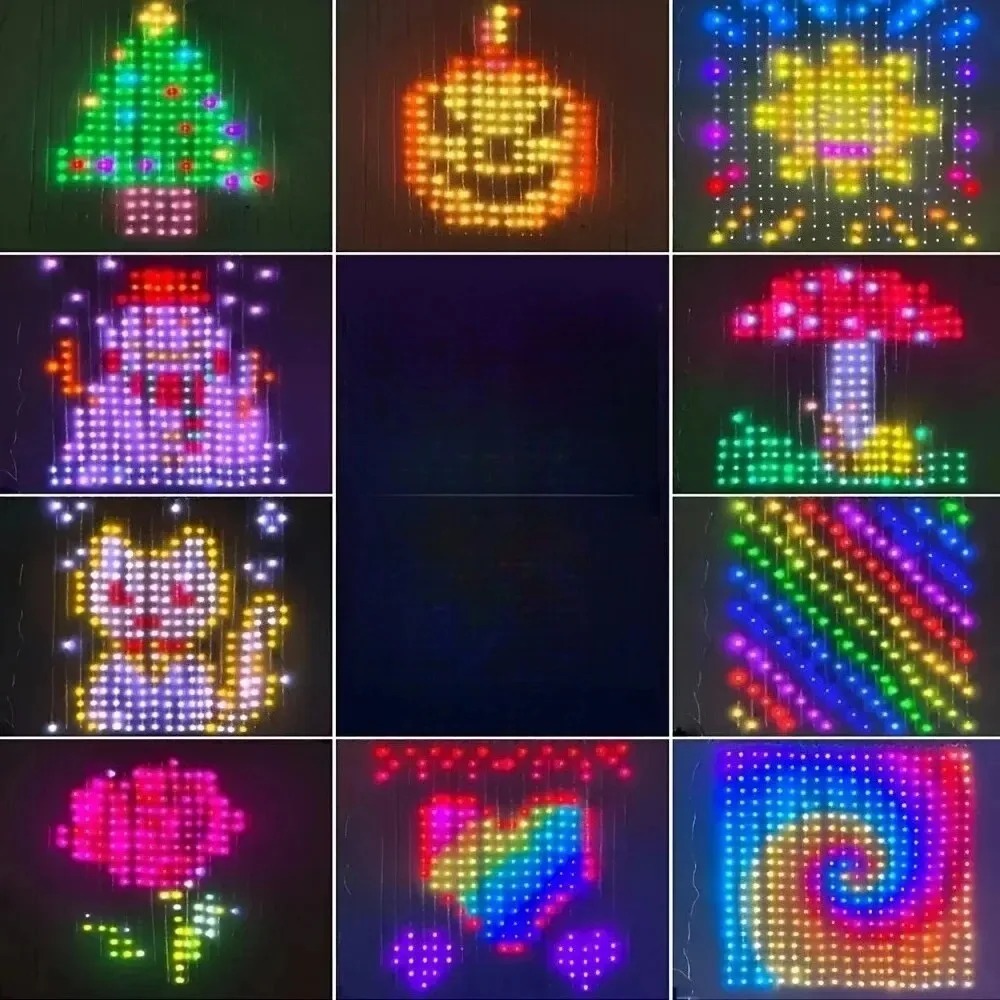 LED-Pixel-Lichtvorhang mit Blu – Home Decor Free App Bewertung und Preis