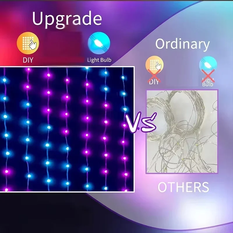 Intelligente LED-Vorhanglichte – Home Decor Free App Bewertung und Preis
