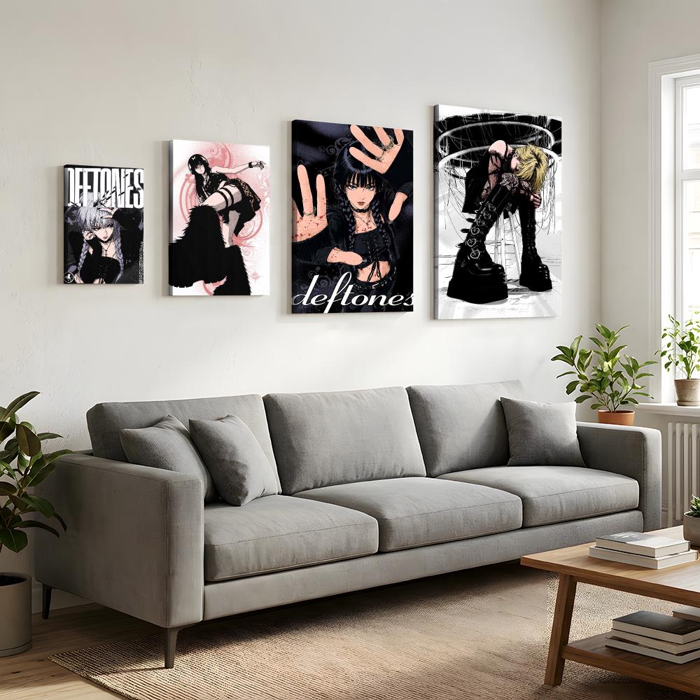 Y2K Gothic Anime Rock Girl Ger – Home Decor Y2K Bewertung und Preis