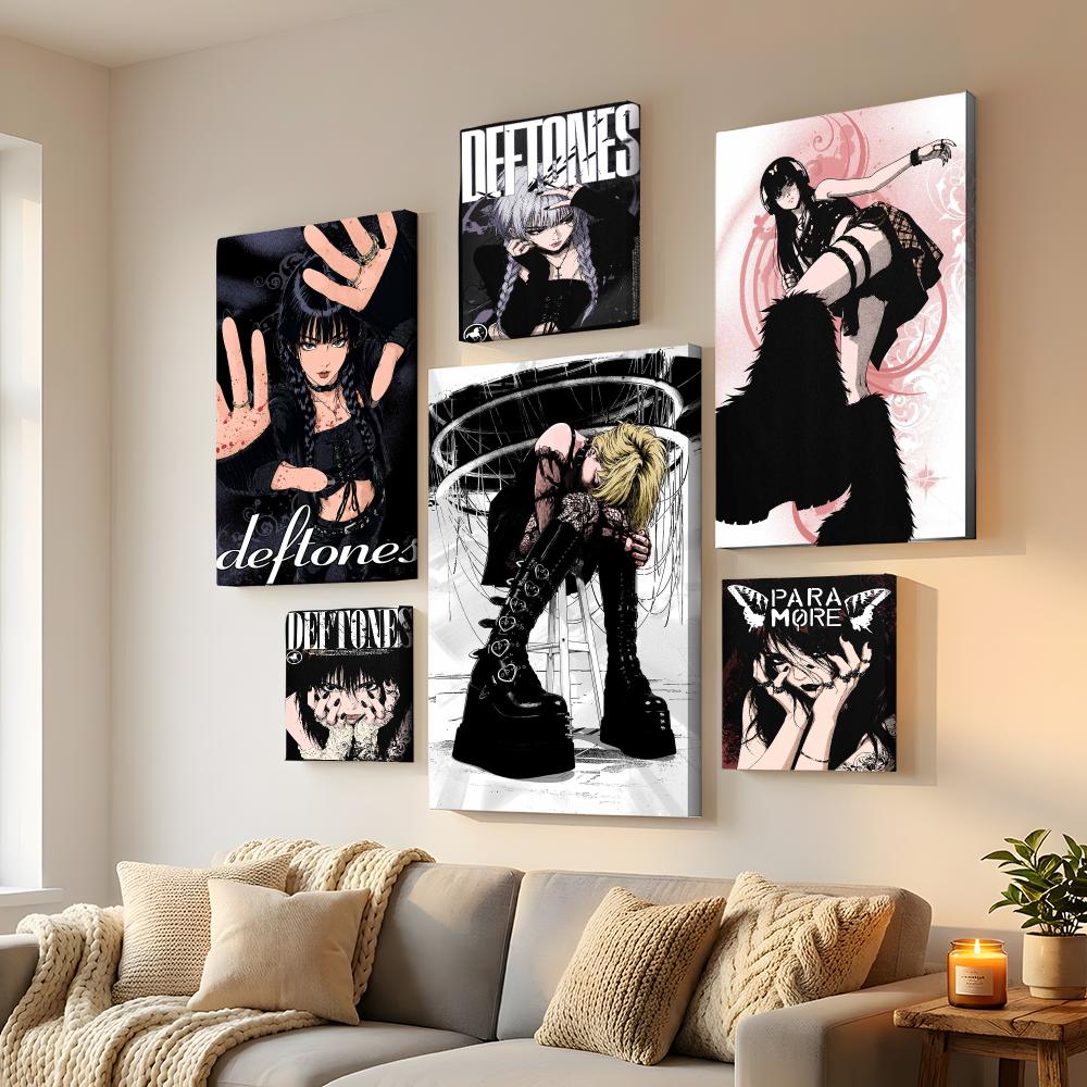 Y2K Gothic Anime Rock Girl Ger – Home Decor Y2K Bewertung und Preis