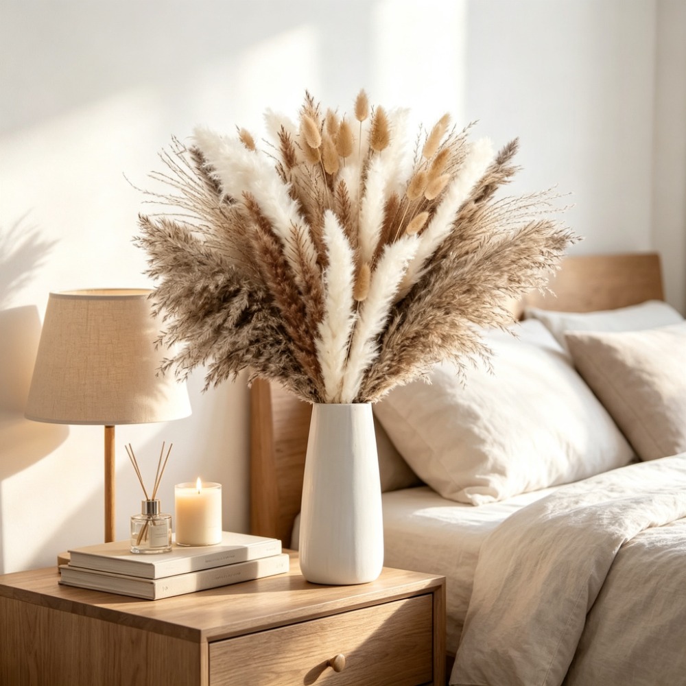 Getrocknete Blumen Braunes Wei – Pampas Grass Decor Bewertung und Preis