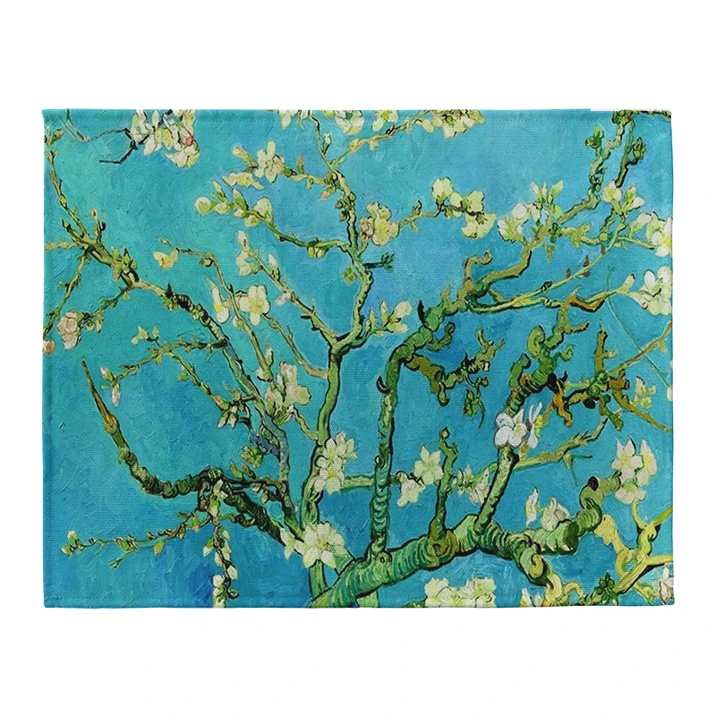 Neue Van Gogh Ölgemälde Tisch  – Linen Table Runner Bewertung und Preis