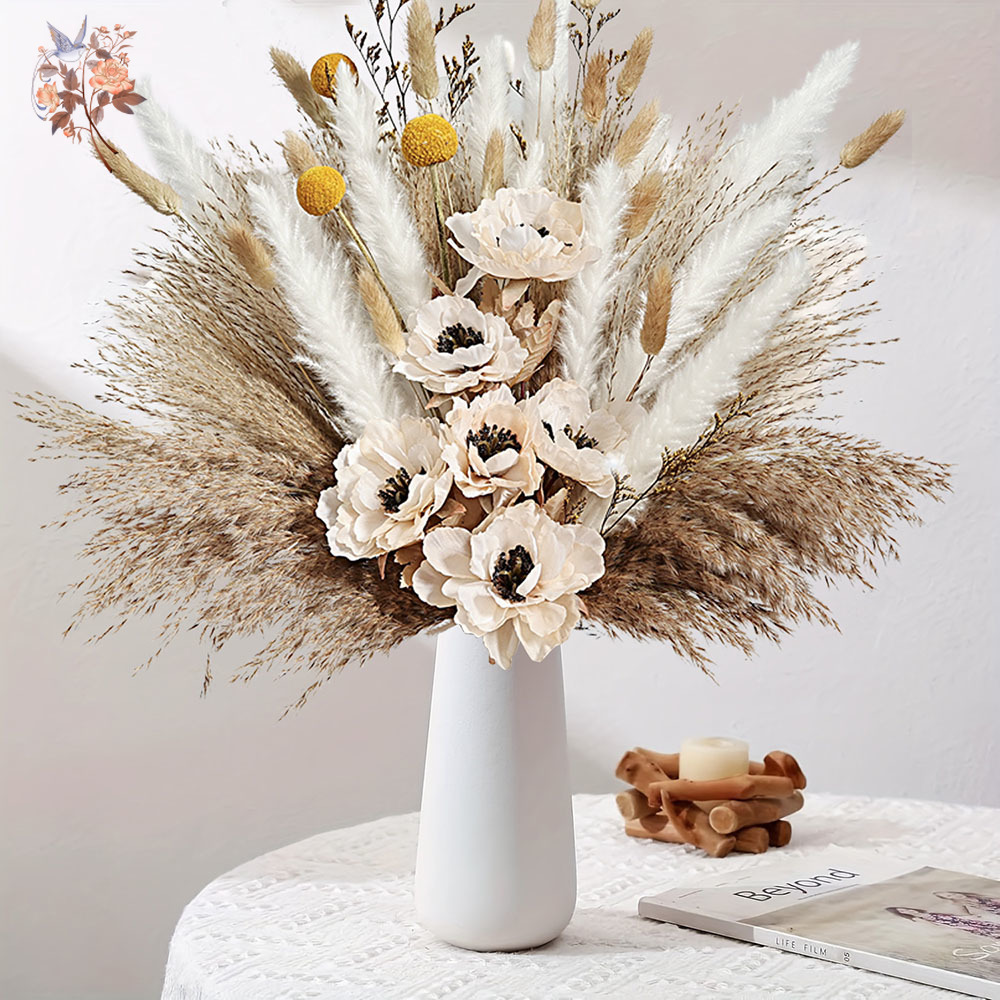 55 Stück künstlicher Blumenstr – Pampas Grass Decor Bewertung und Preis