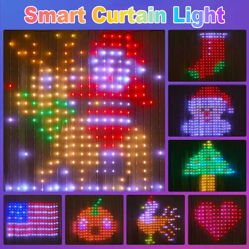 1/2PCS 400LEDs Smart Vorhang L – Home Decor Free App Bewertung und Preis