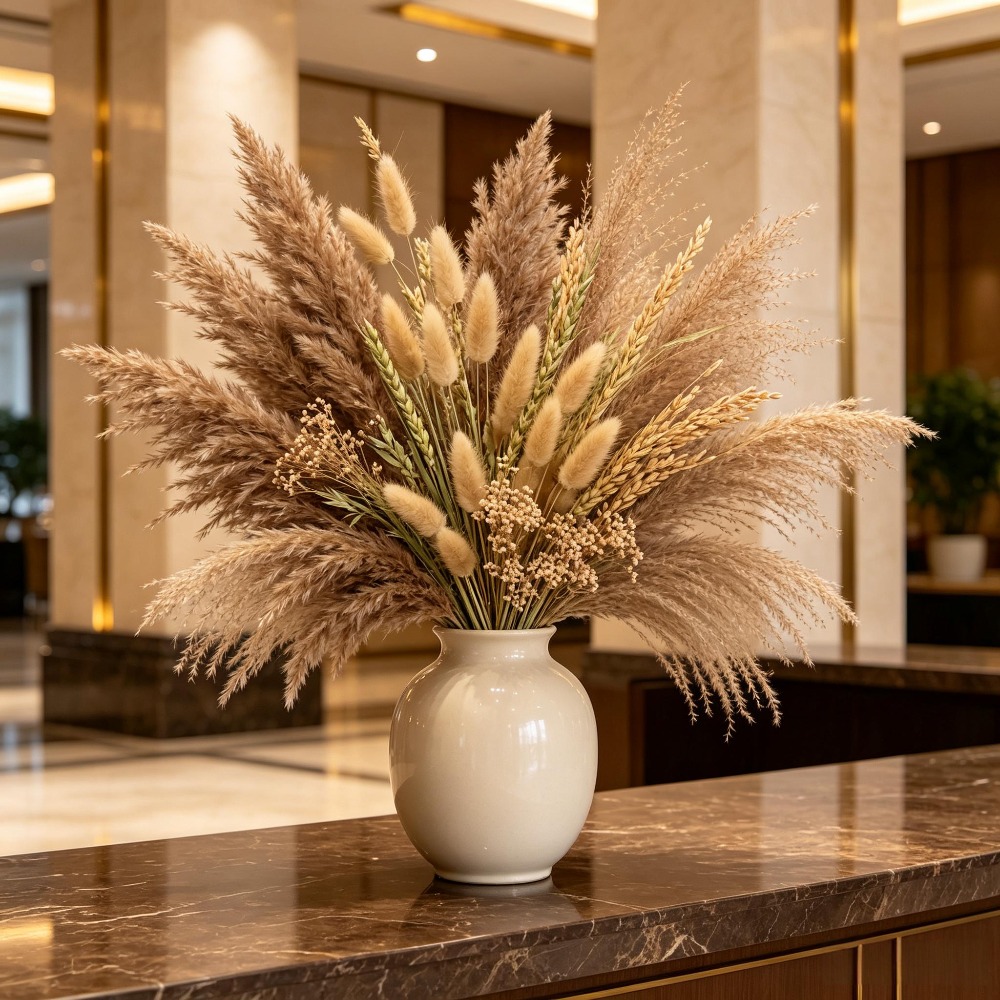 1 Strauß gemischter getrocknet – Pampas Grass Decor Bewertung und Preis