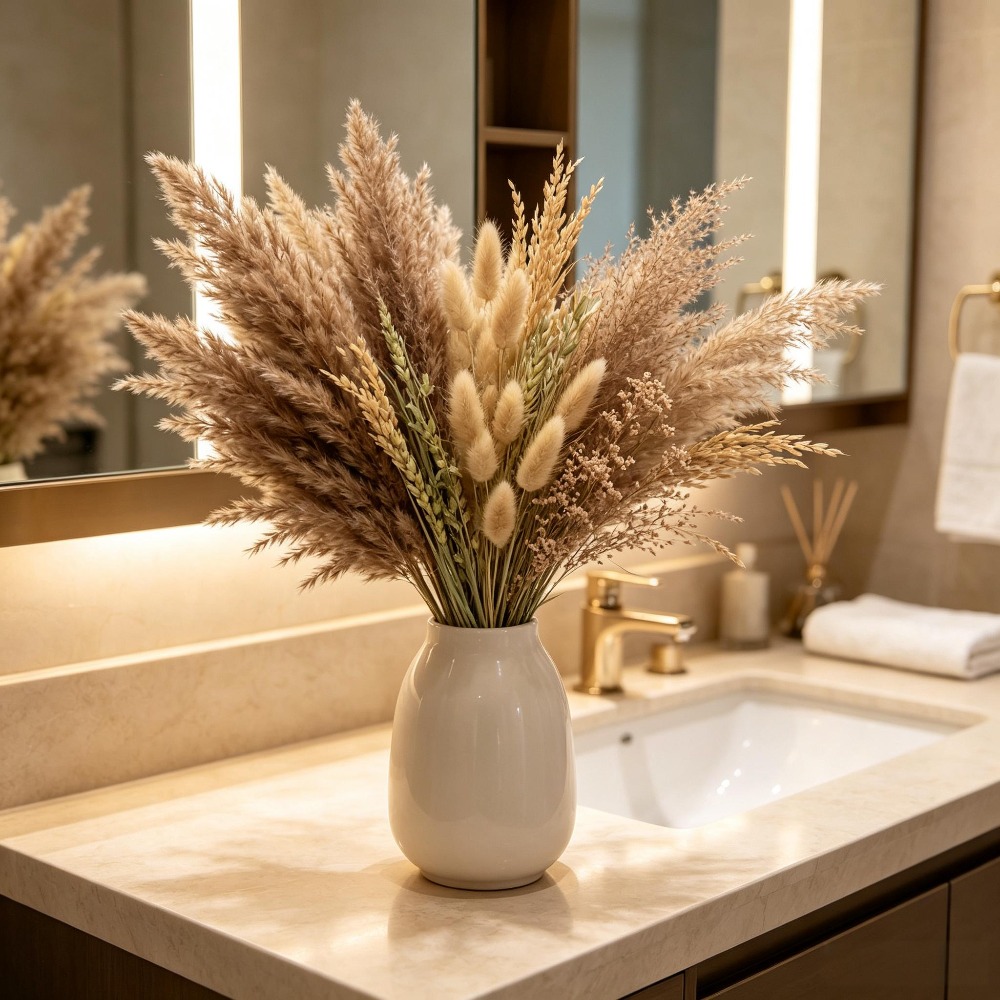 1 Strauß gemischter getrocknet – Pampas Grass Decor Bewertung und Preis
