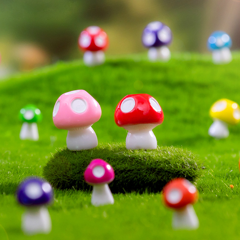 20 stücke Mini Pilz Harz Figur – Home Decor Za Bewertung und Preis