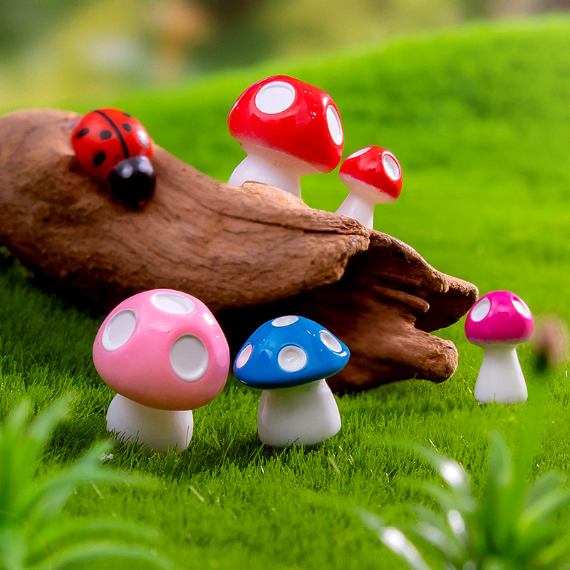 20 stücke Mini Pilz Harz Figur – Home Decor Za Bewertung und Preis