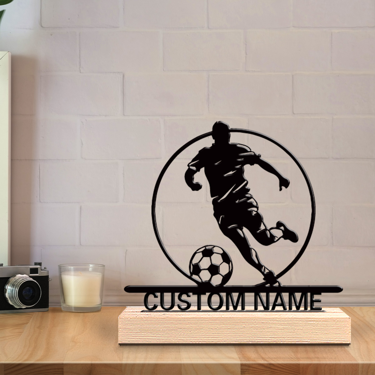 Personalisierte Fußballspieler – Home Decor Theme Bewertung und Preis