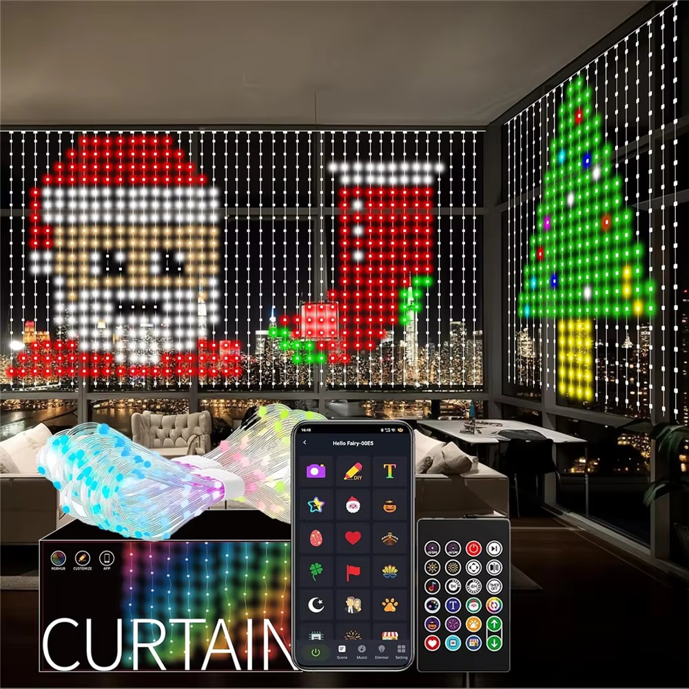 Smarte RGB-Pixel-Lichtvorhänge – Home Decor Free App Bewertung und Preis