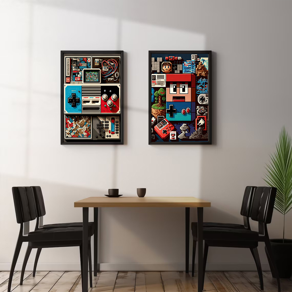 Pixel Gaming Game Boy Poster L – Home Decor Za Bewertung und Preis