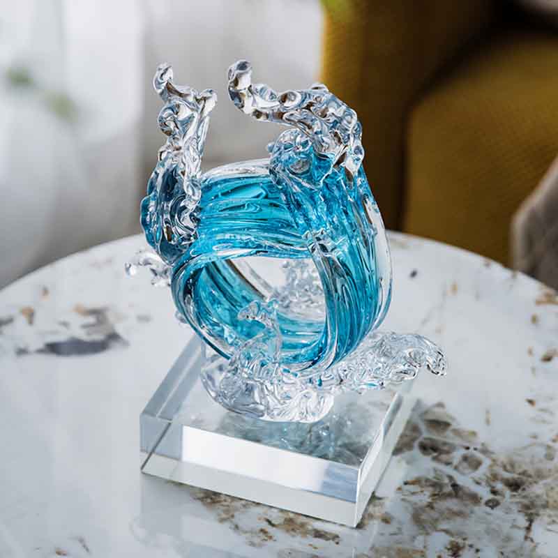 Luxus Glas Handwerk Abstrakte  – Home Decor Y2K Bewertung und Preis