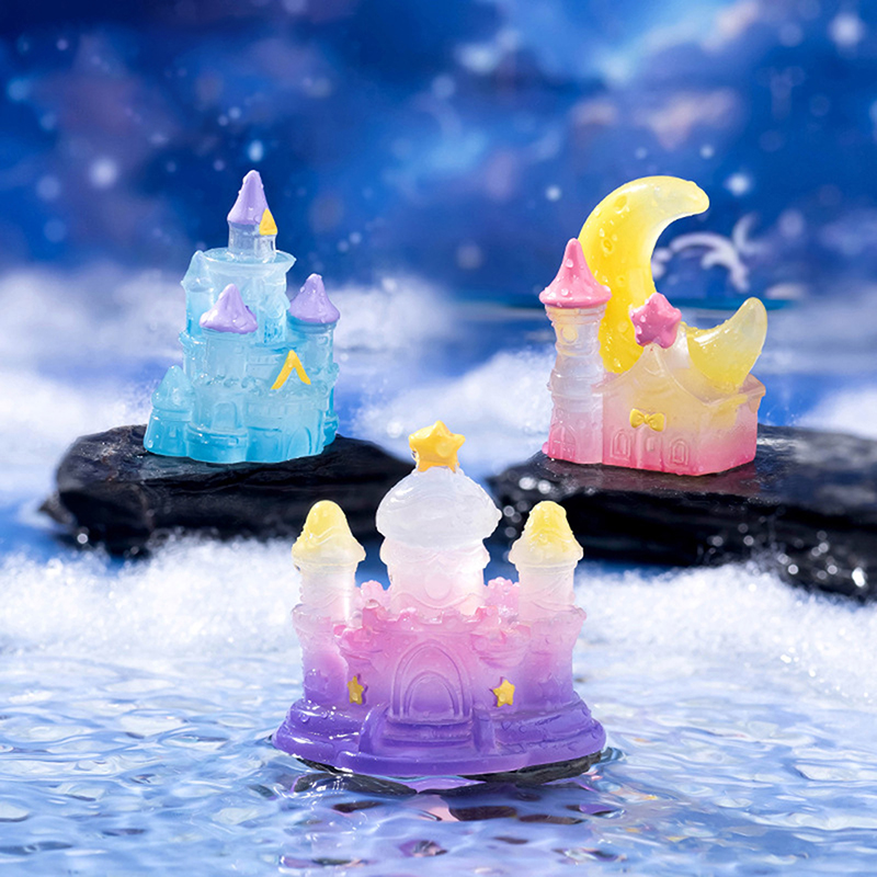1Pcs Leuchtende Mini Schloss M – Home Decor Za Bewertung und Preis