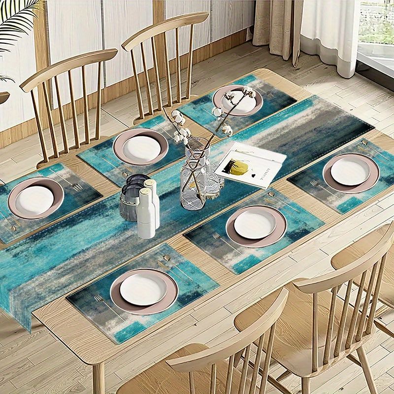 VIKAMA Morandi Abstrakte Tisch – Linen Table Runner Bewertung und Preis