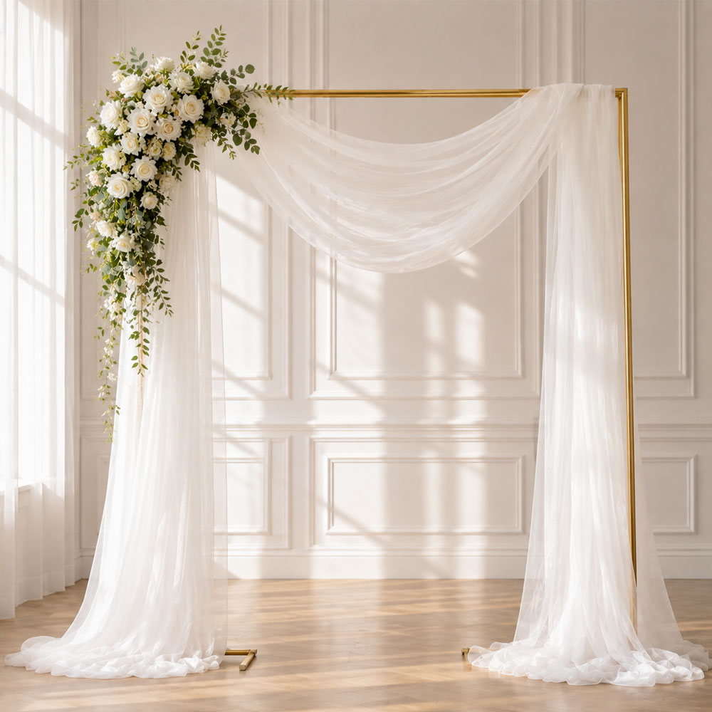 1 Packung fließender, transpar – Linen Table Runner Bewertung und Preis
